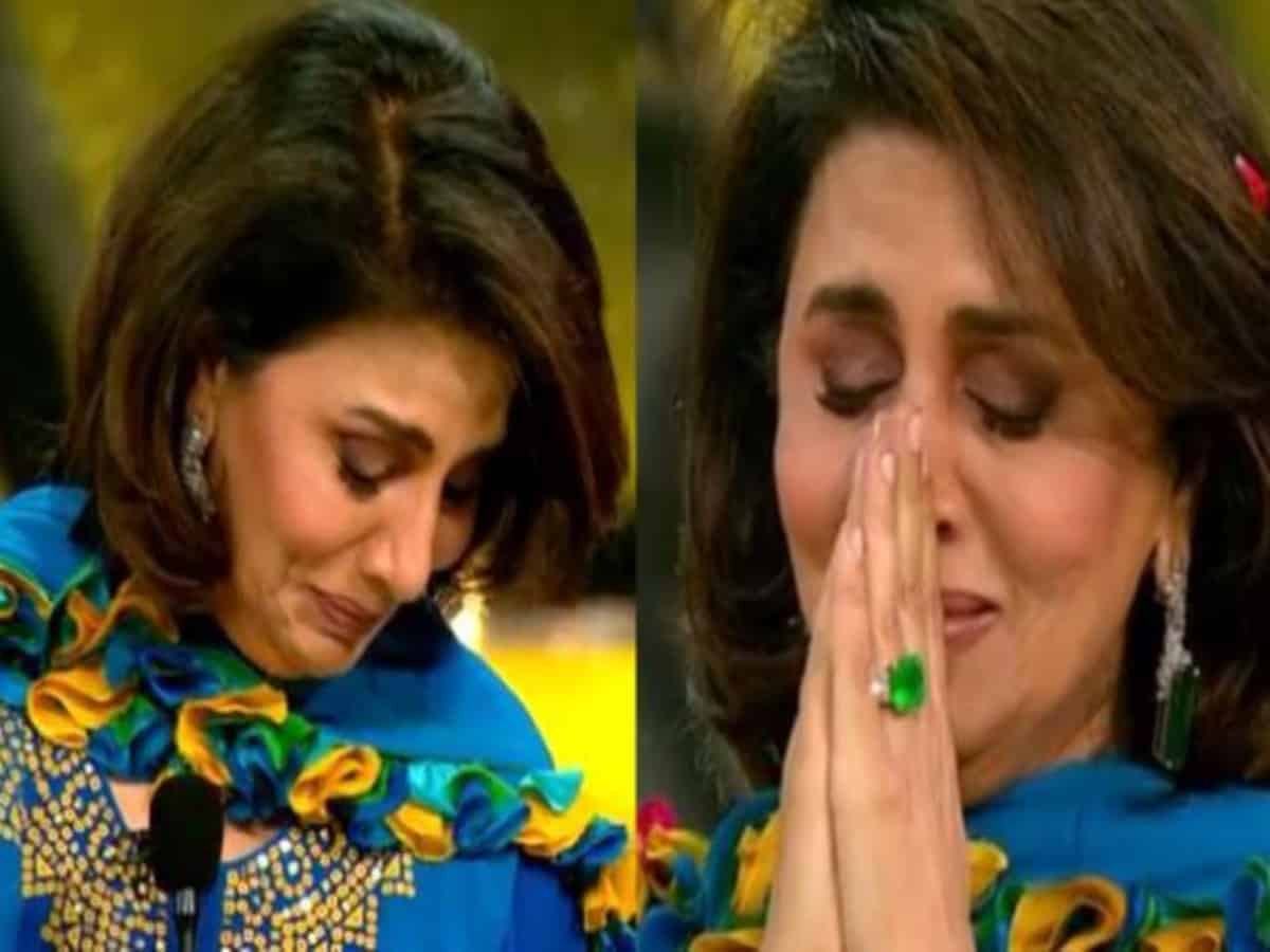 Neetu Kapoor breaks down on Super Dancer 4 stage[Video]