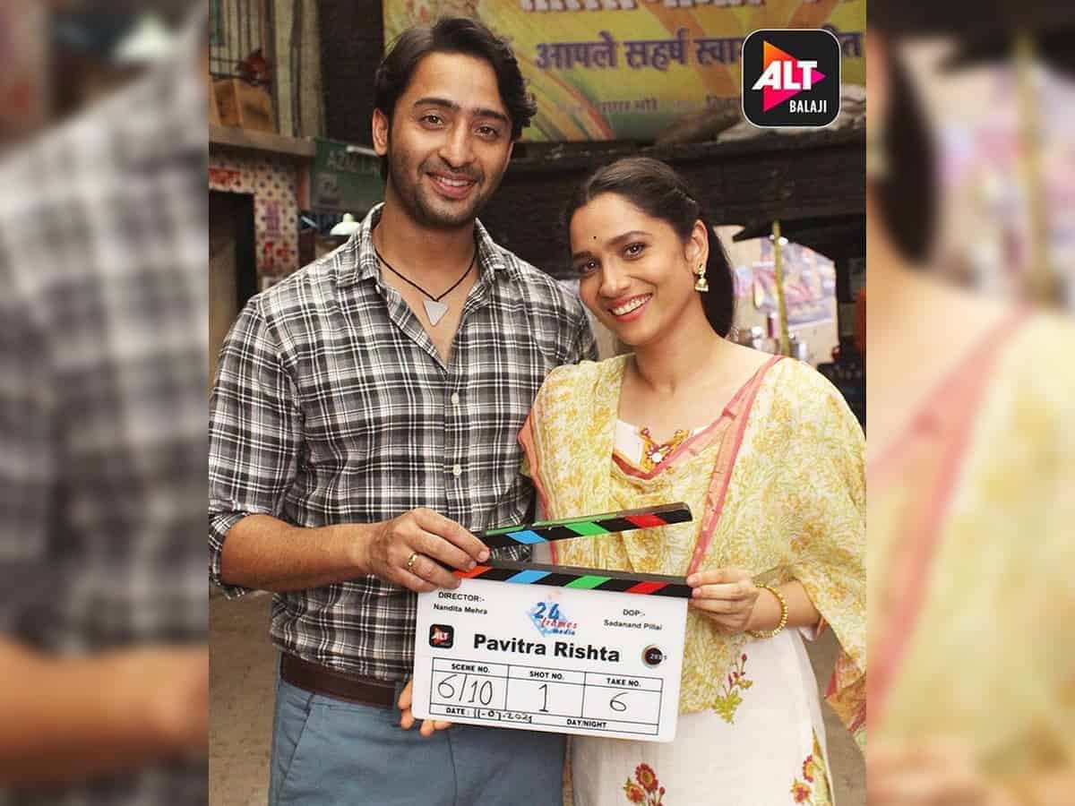 Ankita Lokhande, Shaheer Sheikh begin shooting for 'Pavitra Rishta 2'