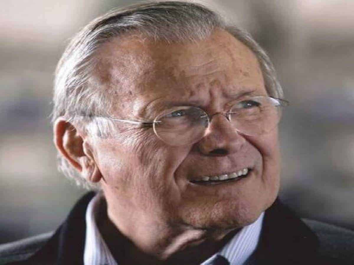 Ex-US Defence Secretary Donald Rumsfeld passes away