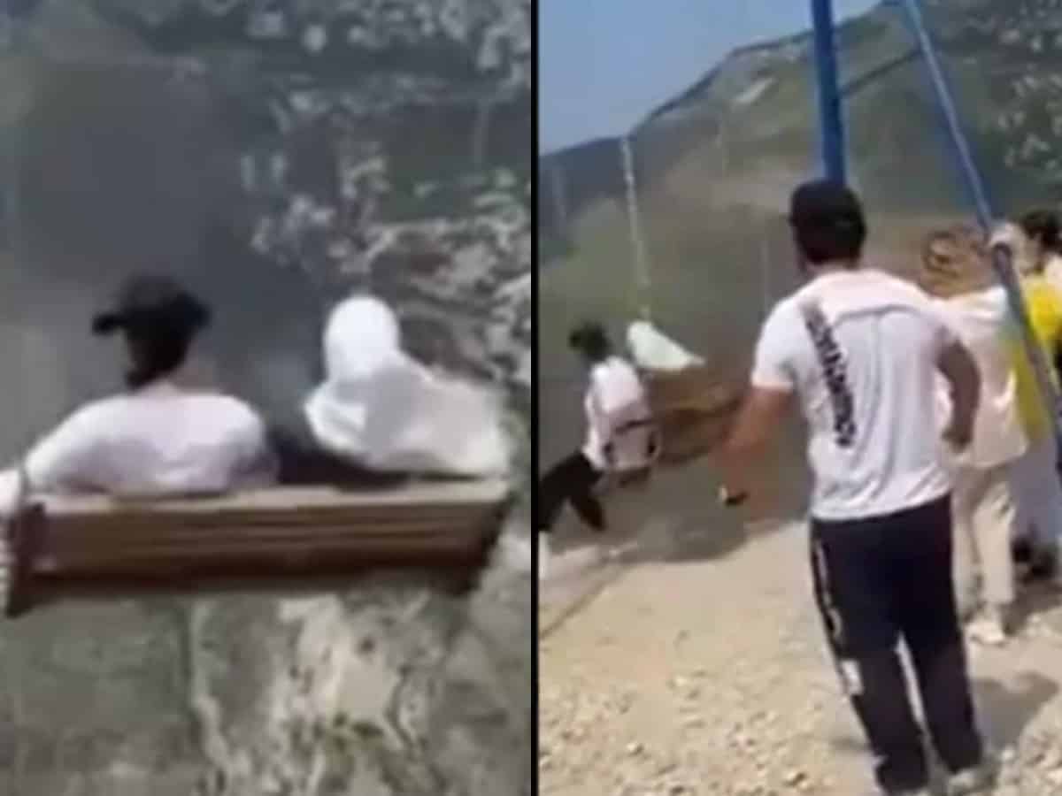 Russia: Women survive after slipping from swing off 6,000-ft cliff