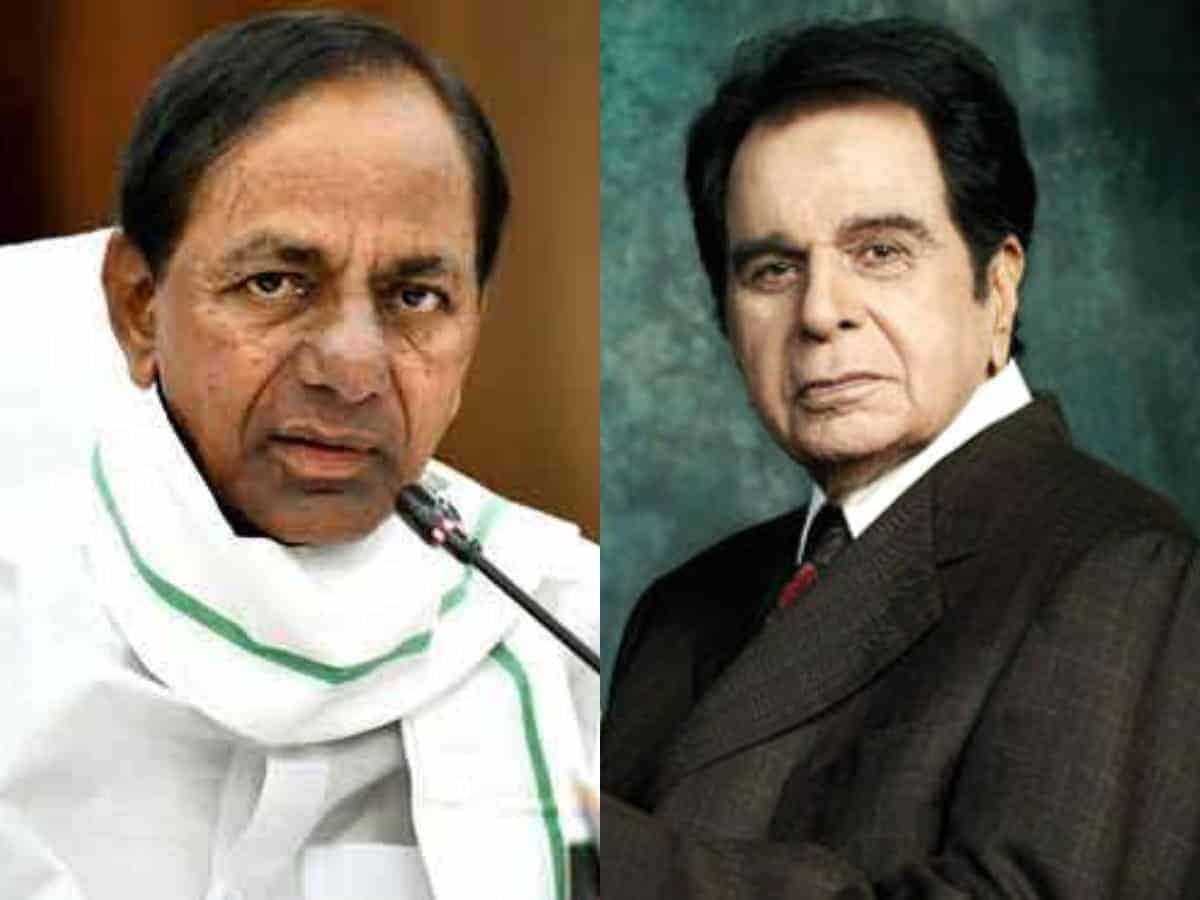 KCR condoles demise of Dilip Kumar