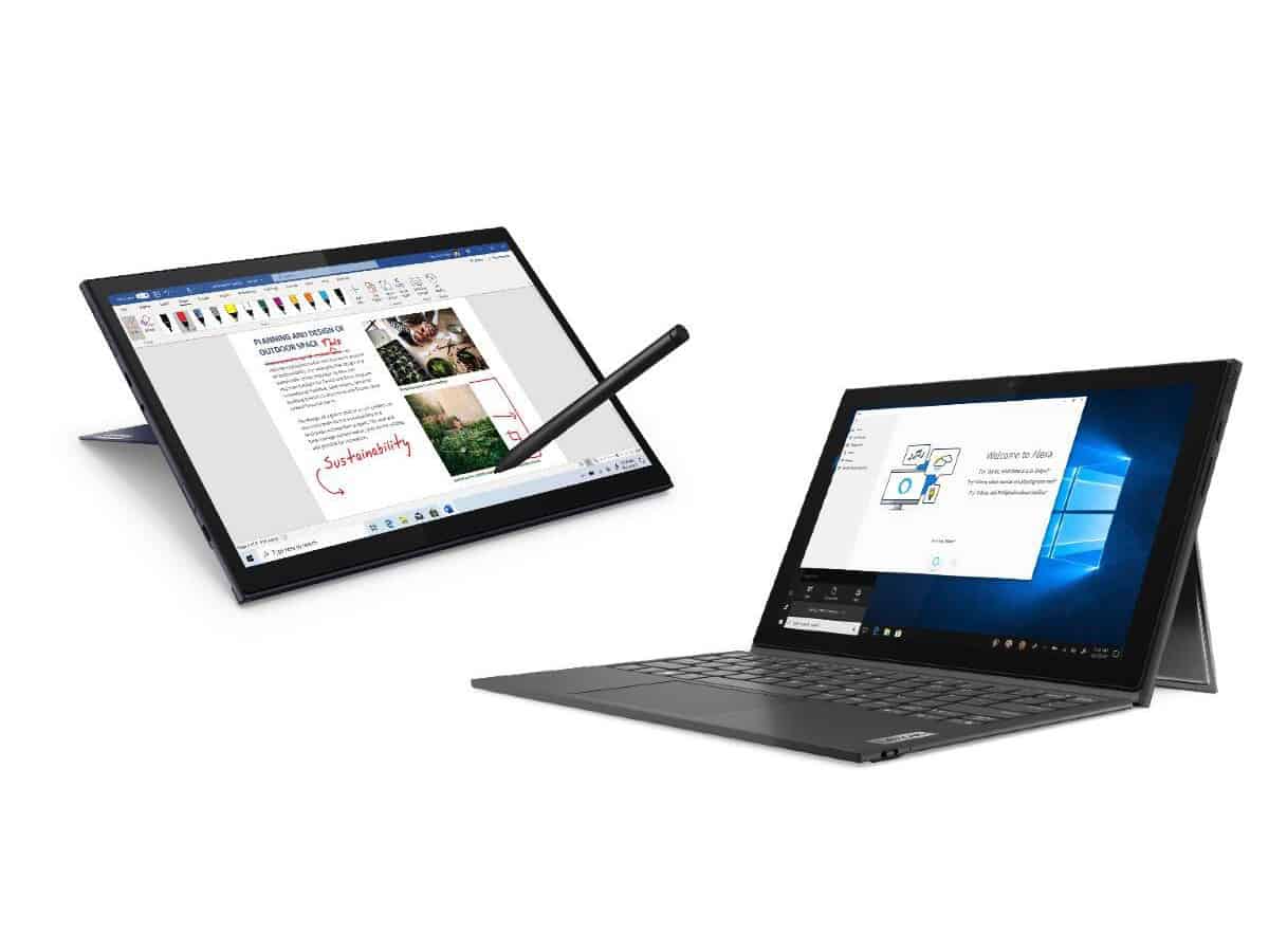 Lenovo unveils 2 new detachable PCs in India