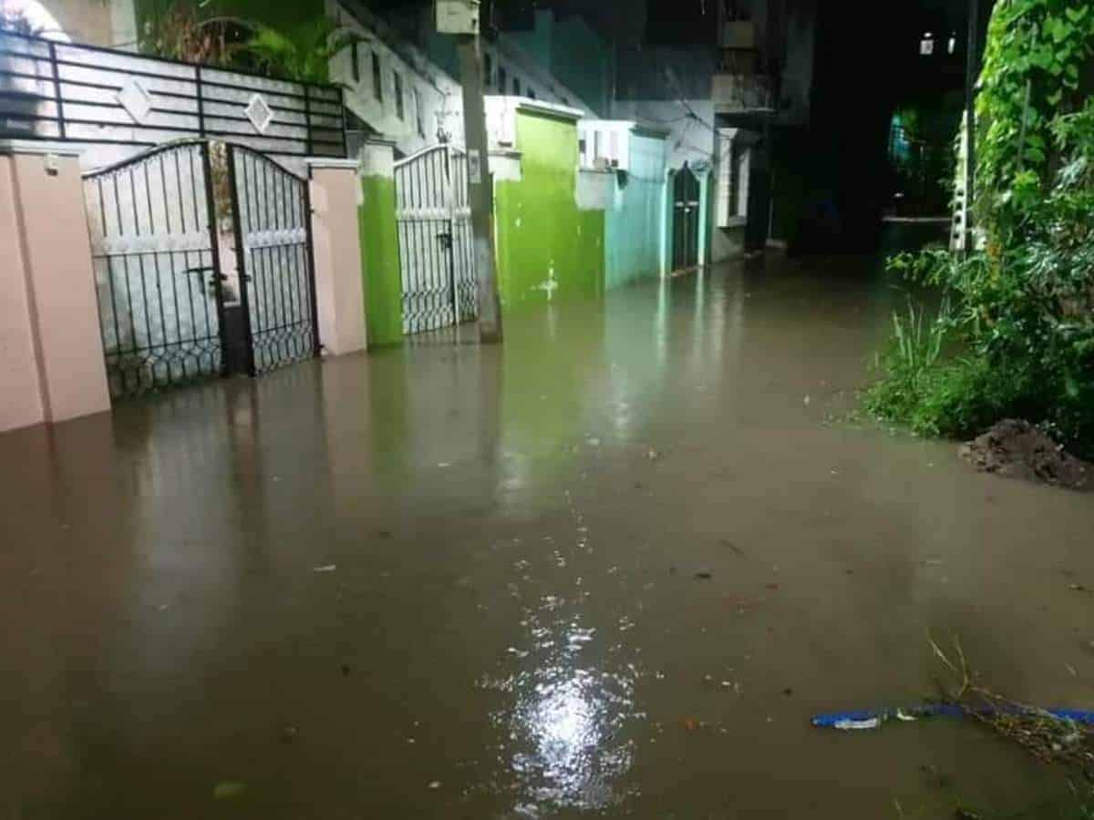 rainfall in Hyderabad