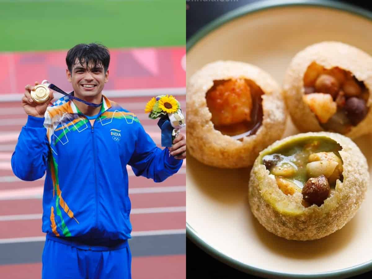 Olympic goldie Neeraj Chopra says athletes can eat 'Gol Gappa'