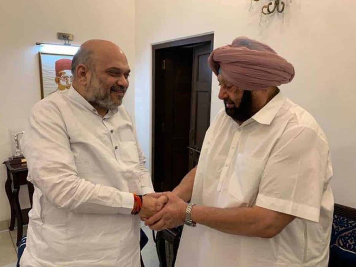Punjab CM meets Amit Shah, urges to repeal farm laws