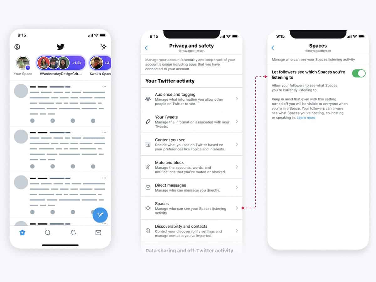 Twitter now lets users show followers which Spaces they are attending