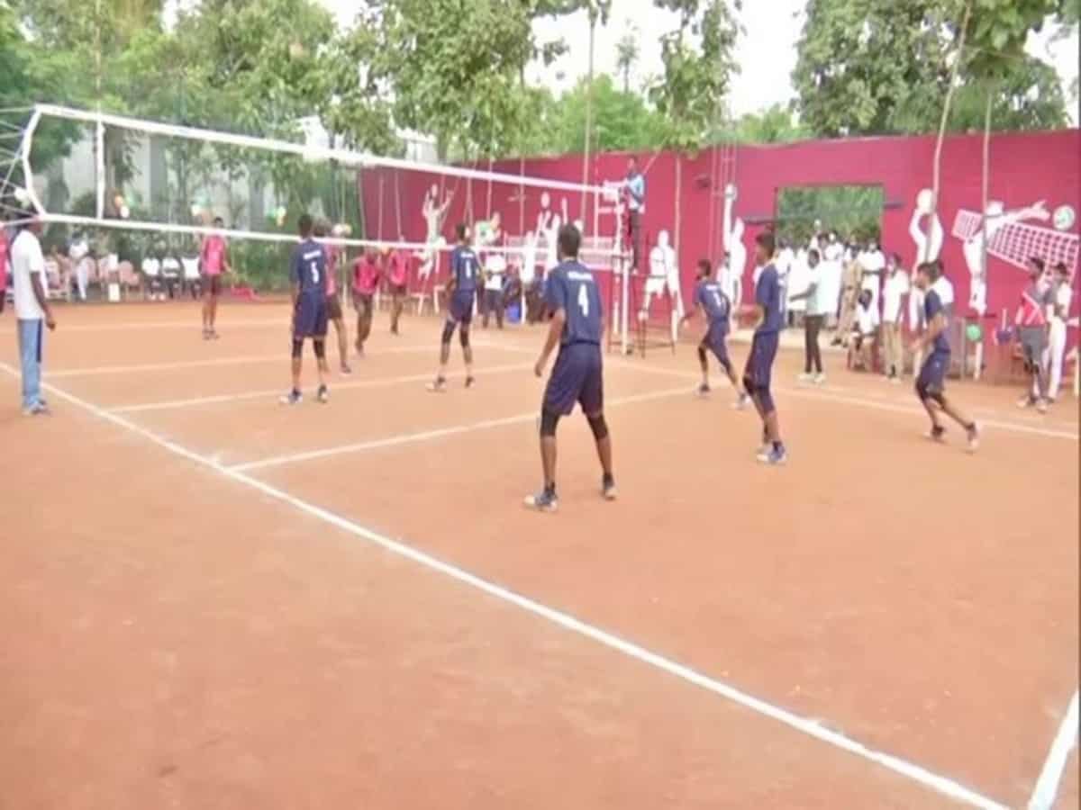 Volleyball match
