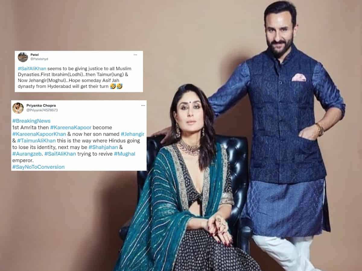‘Reviving Mughal Empire’: Saif-Kareena trolled yet again over son’s name