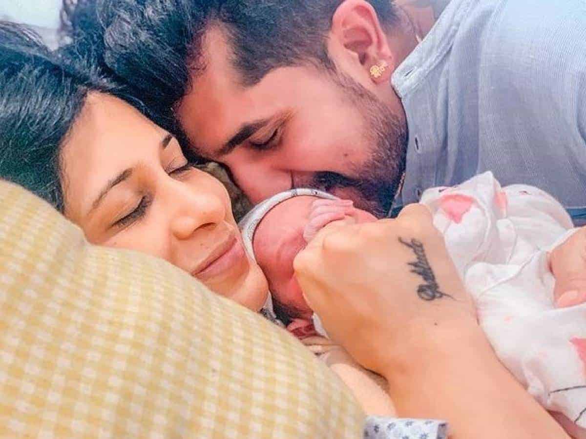 Kishwer Merchant, Suyyash Rai share glimpse of their baby