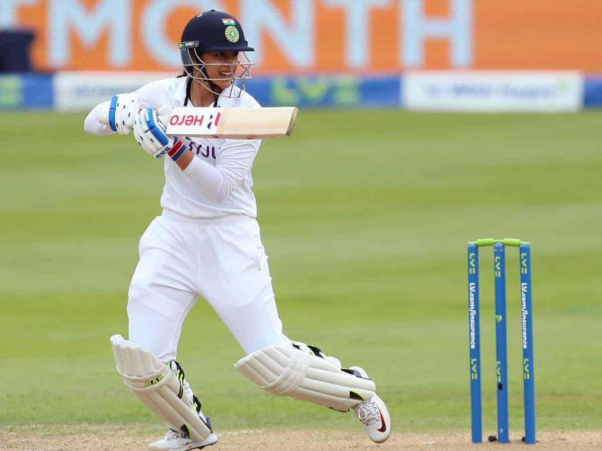 Smriti Mandhana becomes first Indian woman to hit Test ton in Australia