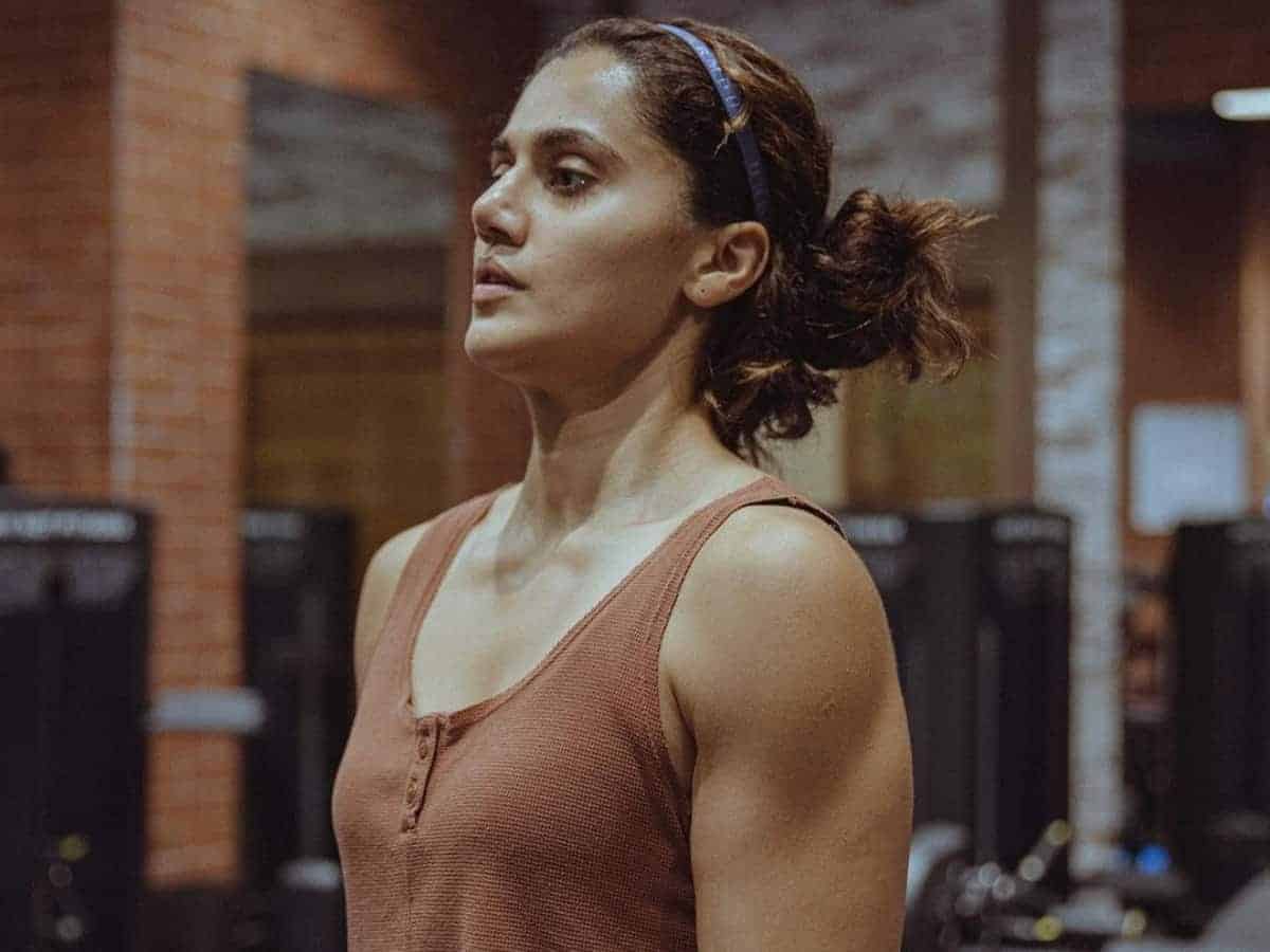 Taapsee: Having strong muscles is not a man's domain