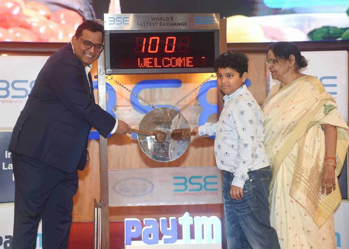 Paytm launches India's largest IPO, trades in red in initial minutes