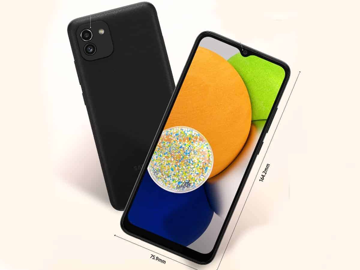 Samsung quietly unveils new smartphone 'Galaxy A03'