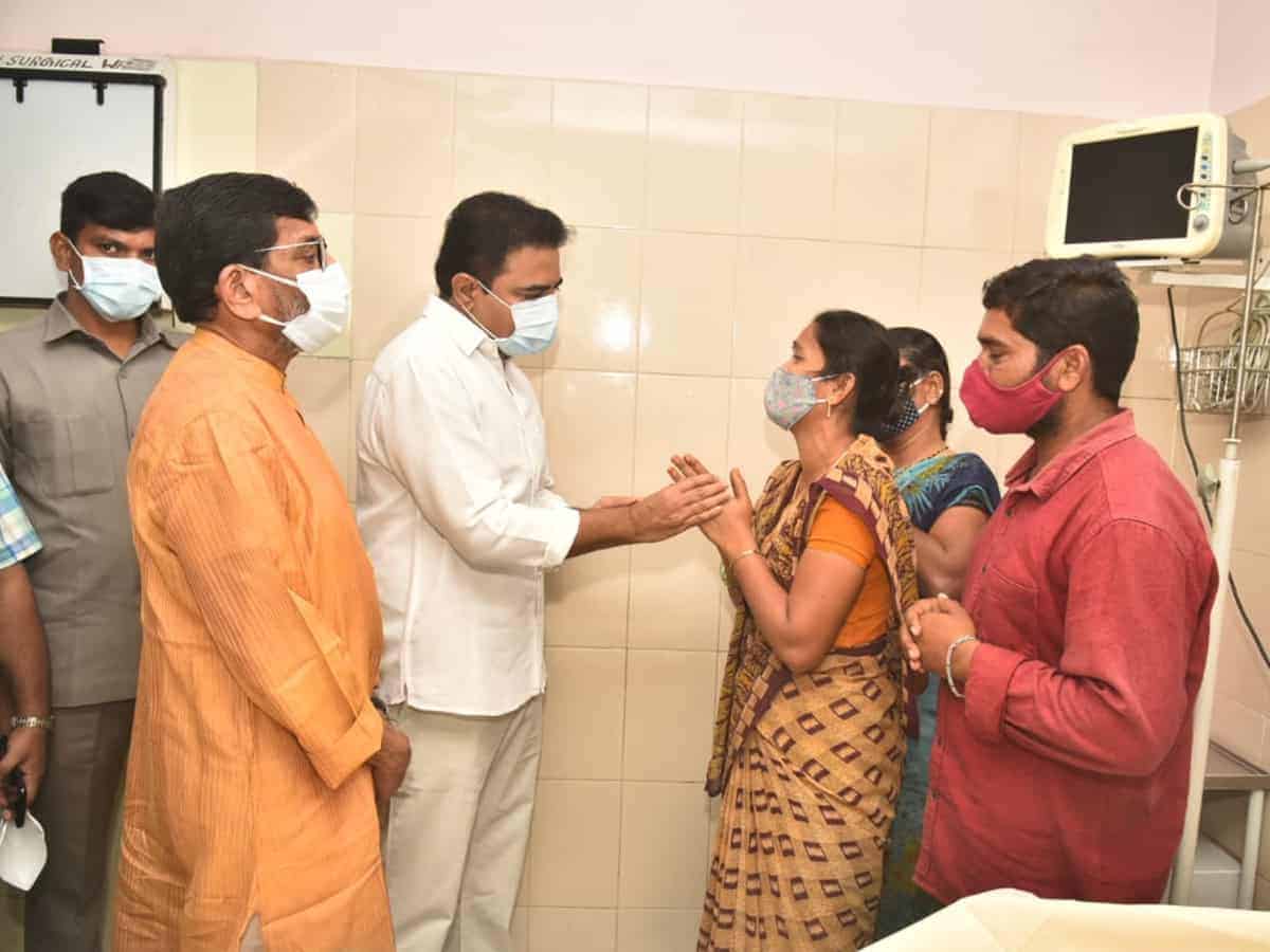 KTR assures all help to family of six-year-old rape victim