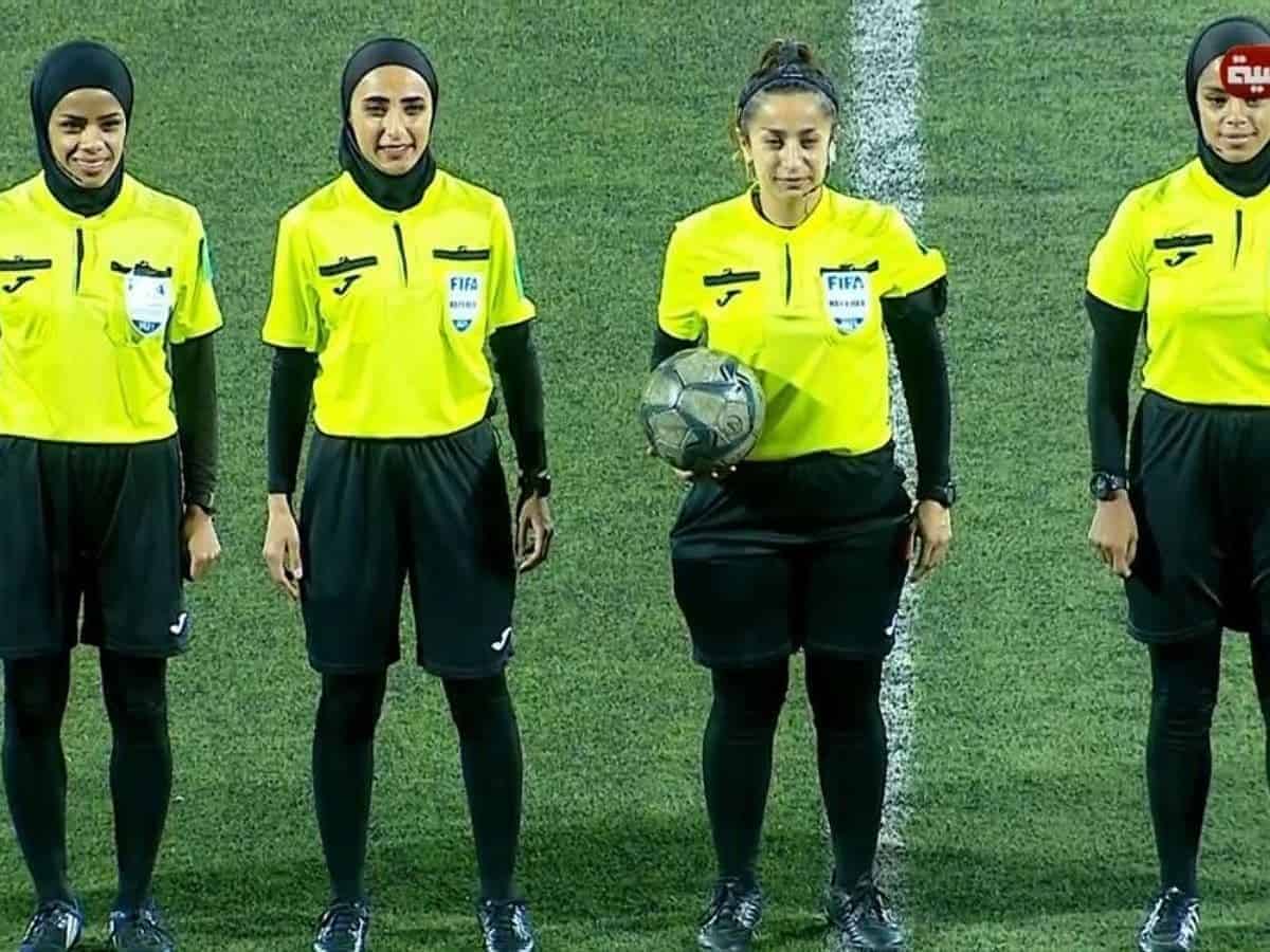 In a first, female referee team makes history in Jordan