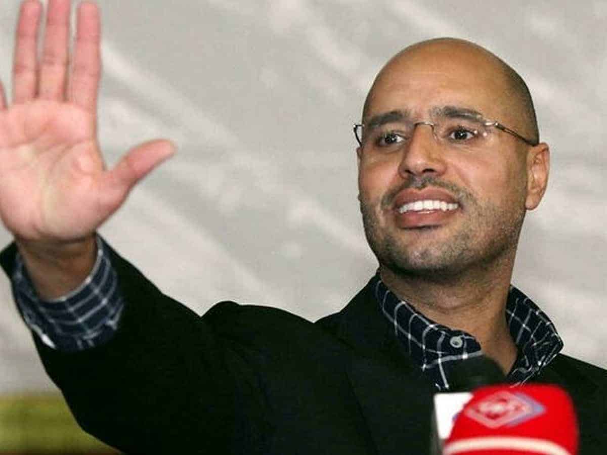 Gadhafi's son announces candidacy for president of Libya
