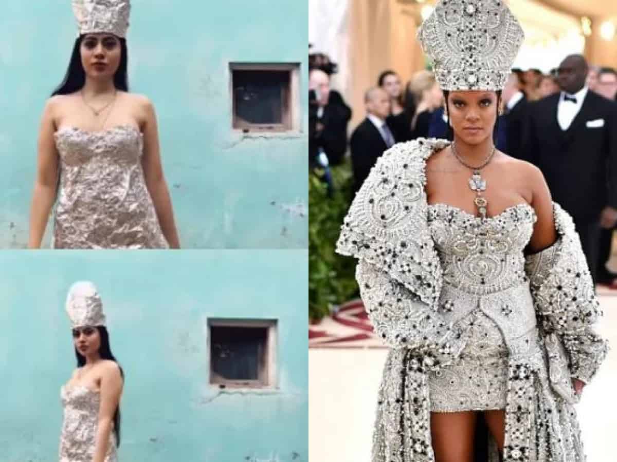Urfi Javed gets brutally trolled for wearing outfit made with aluminium foil