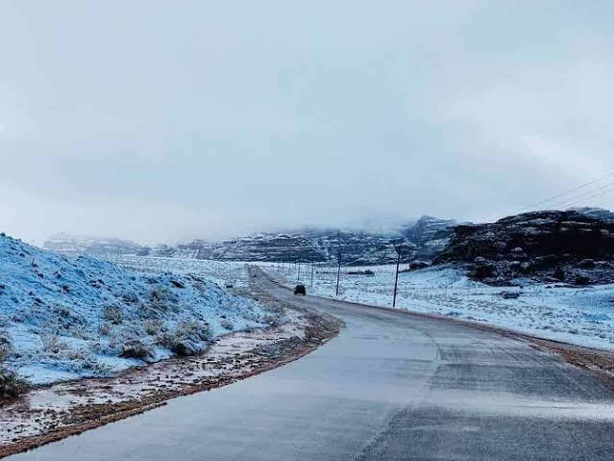 audi Arabia: Temperatures plummet to below freezing points