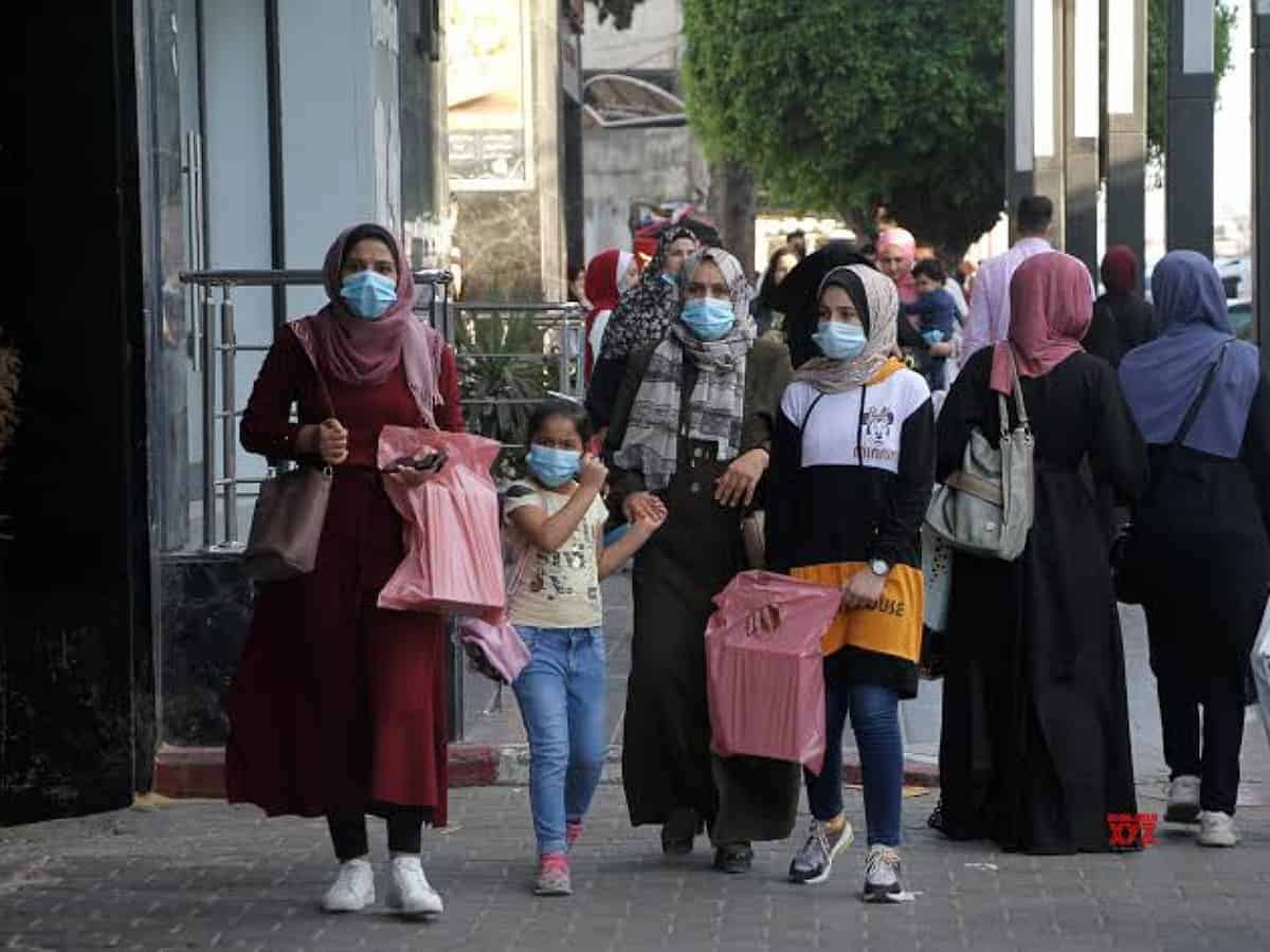 The number of Palestinians living in the Palestinian territories, Israel and abroad amounted to about 14 million by the end of 2021