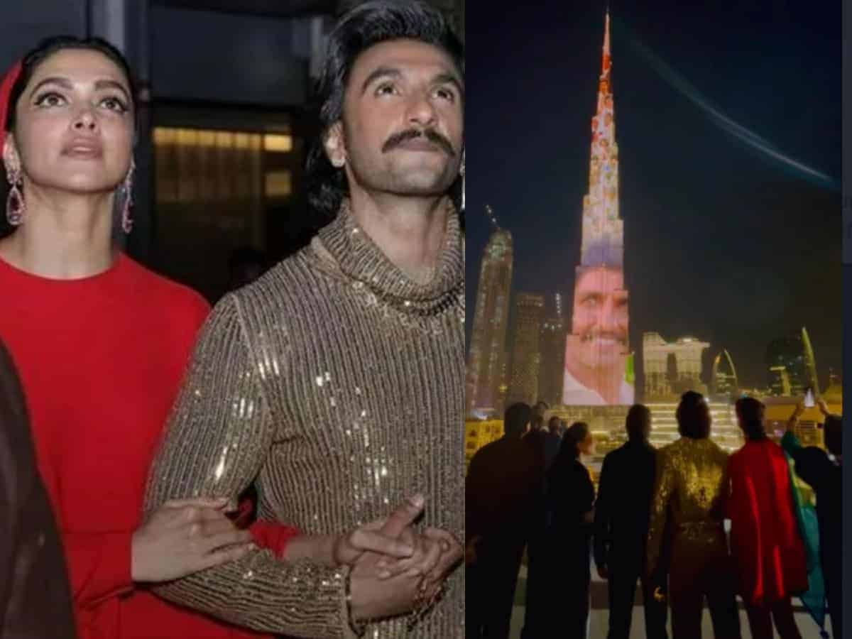 Ranveer, Deepika's '83' glimpse features on Burj Khalifa - Watch
