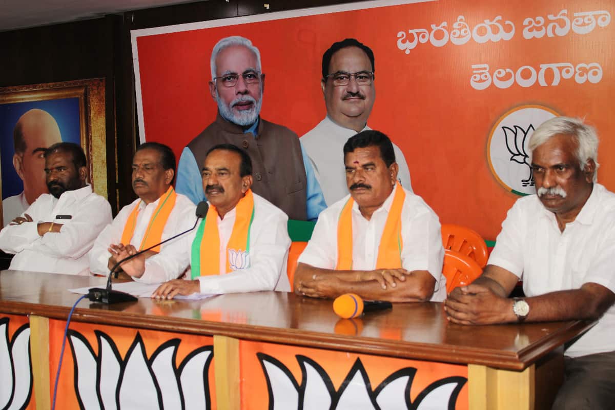 Eatala Rajender denies rumours of BRS' merger with BJP