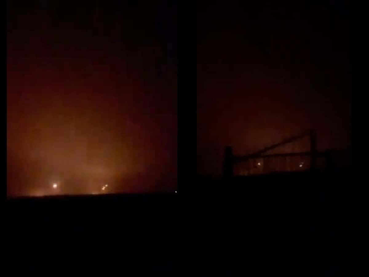 Explosions rock Ukraine's key airport, military facilities