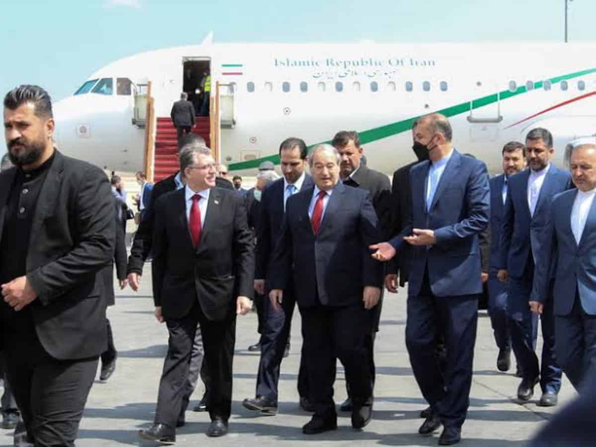 Iran’s FM in Syria to discuss Ukraine war, ties with Arabs