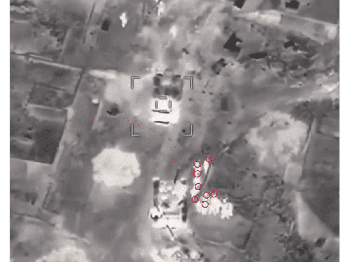 Ukrainian drone attack