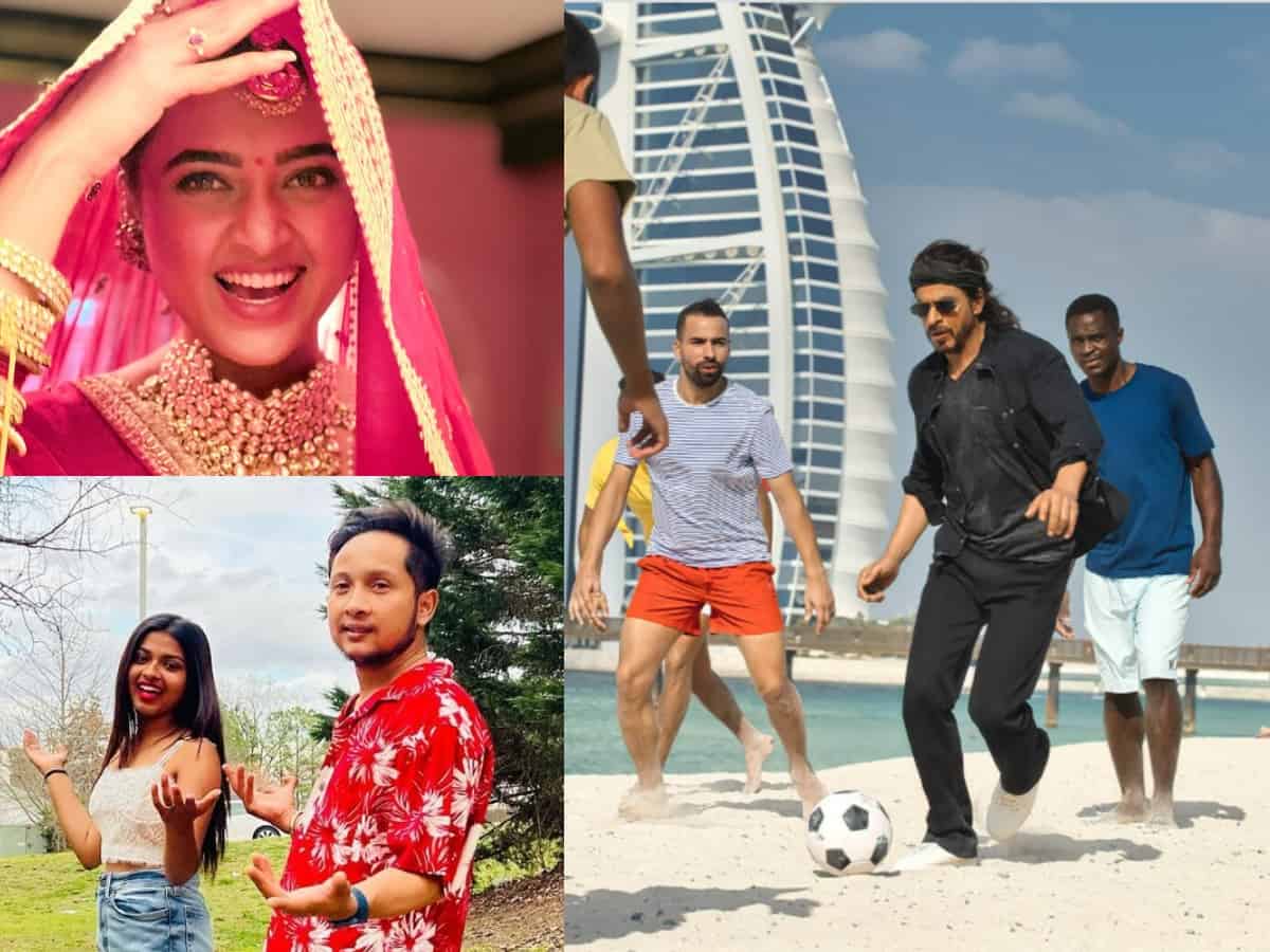 Trending pics: SRK in Dubai, Priyanka Chopra becomes mommy again & more