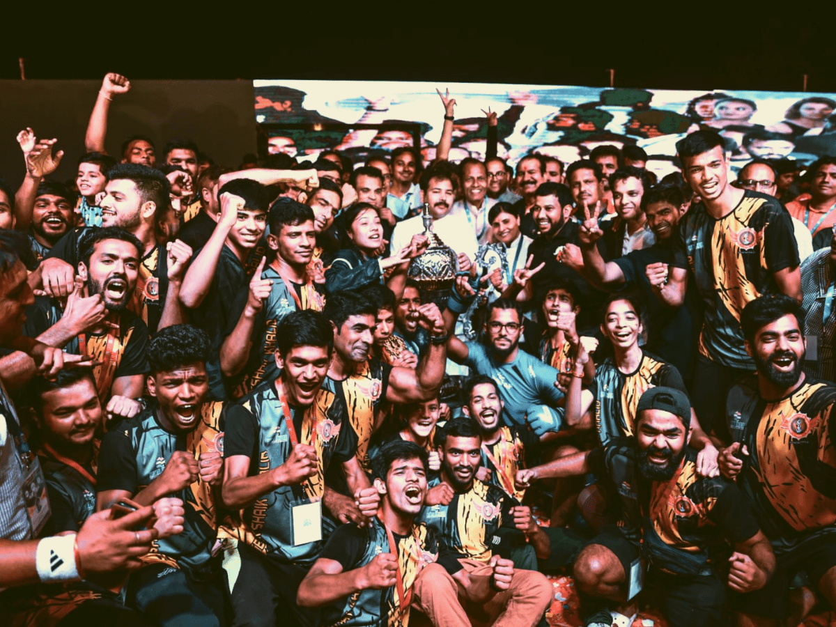 Telangana's team of MMA fighters at the National championship in MP