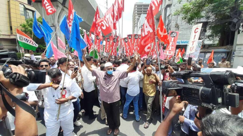 JACs' protest at Khairtabad