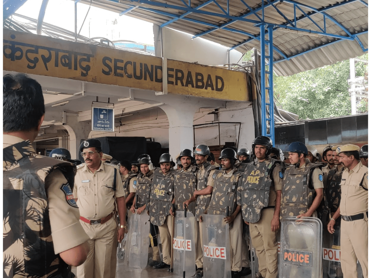 Agnipath Row: Heavy security deployed at Secunderabad Railway Station