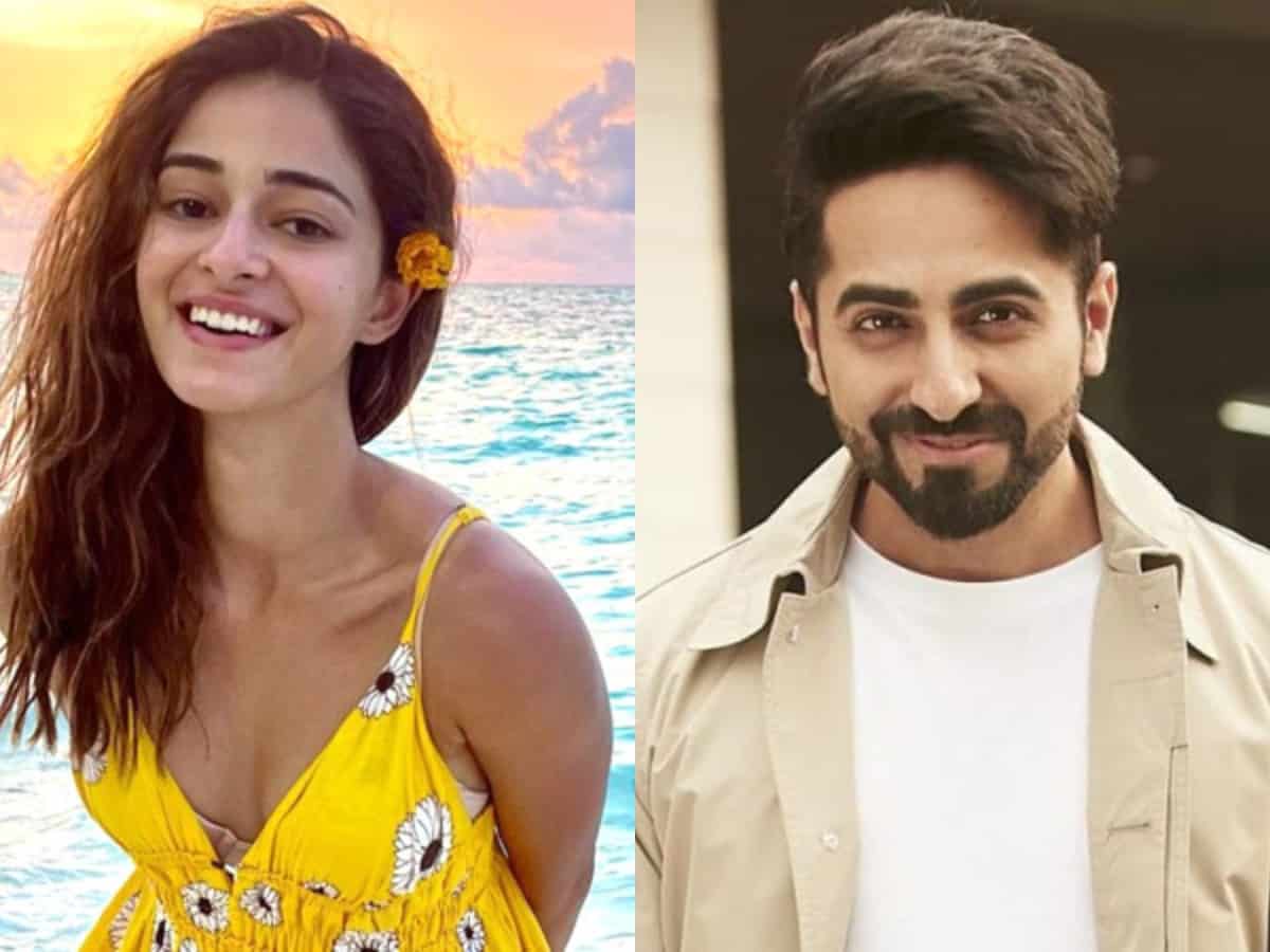 Ayushmann Khurrana, Ananya Panday celebrate India's win