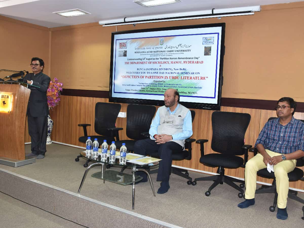 Partition of India was ‘a horror of unimaginable scale’, says MANUU VC Hasan
