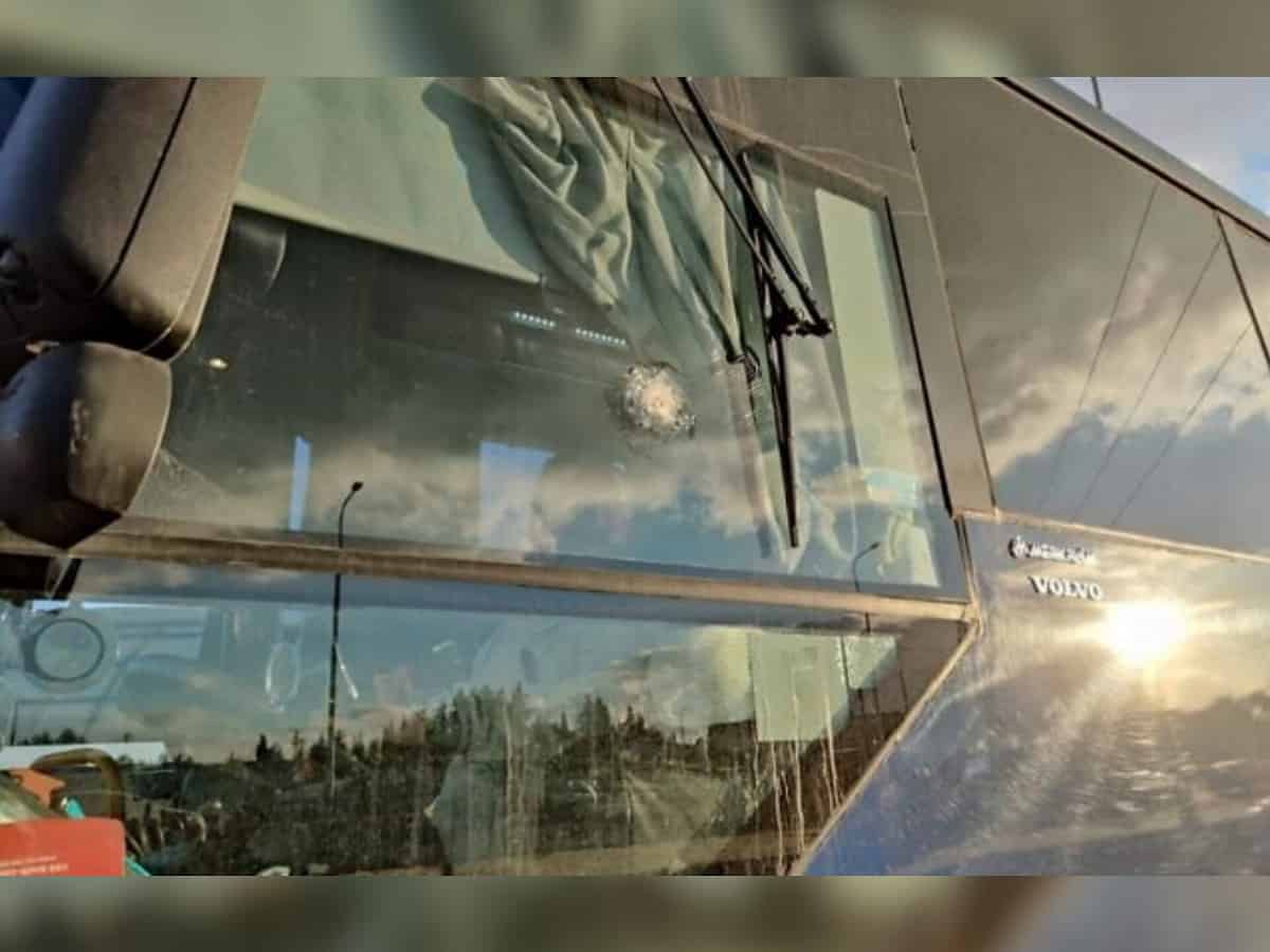 Israeli bus under shooting attack in West Bank