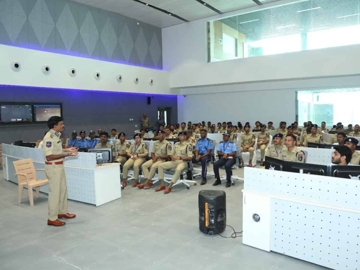 IPS probationers visit Telangana integrated command and control centre