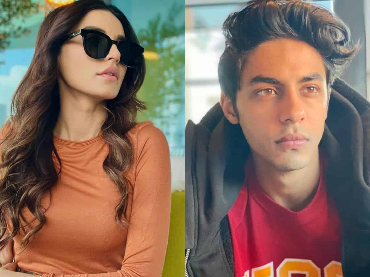Pakistani actress Sadia Khan reacted to rumours of dating Aryan Khan