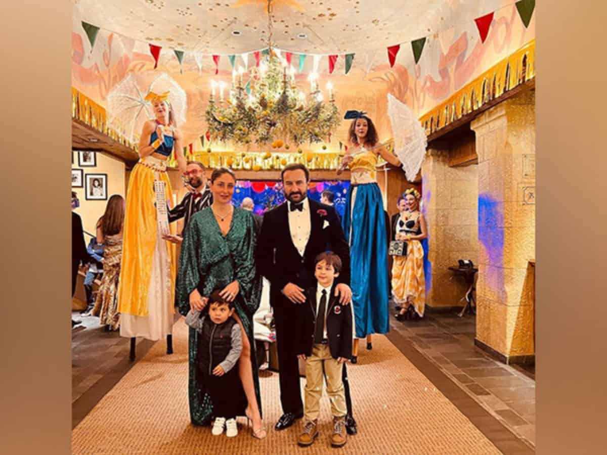 A sneak peek into fun-filled birthday party of Kareena-Saif's little one 'Jeh Baba'
