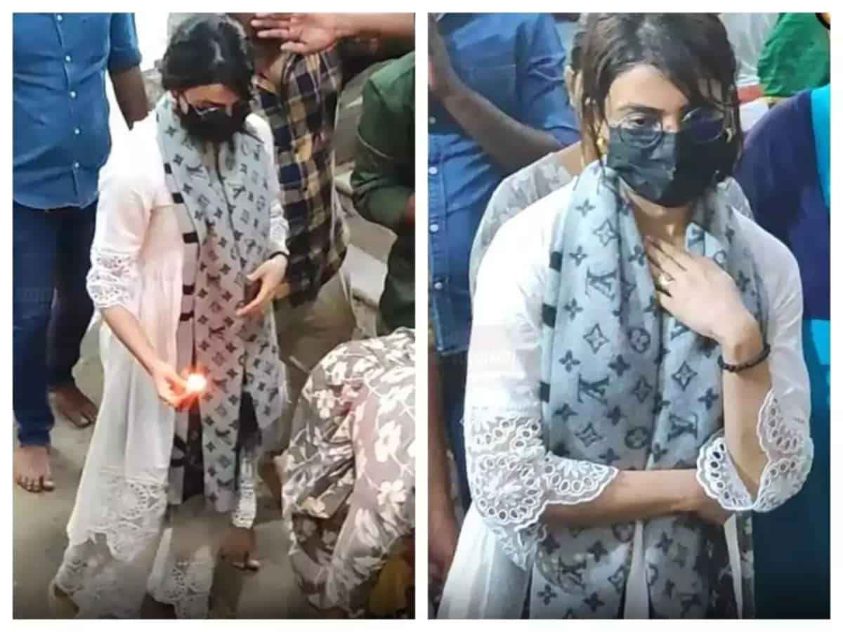 Samantha takes spiritual journey