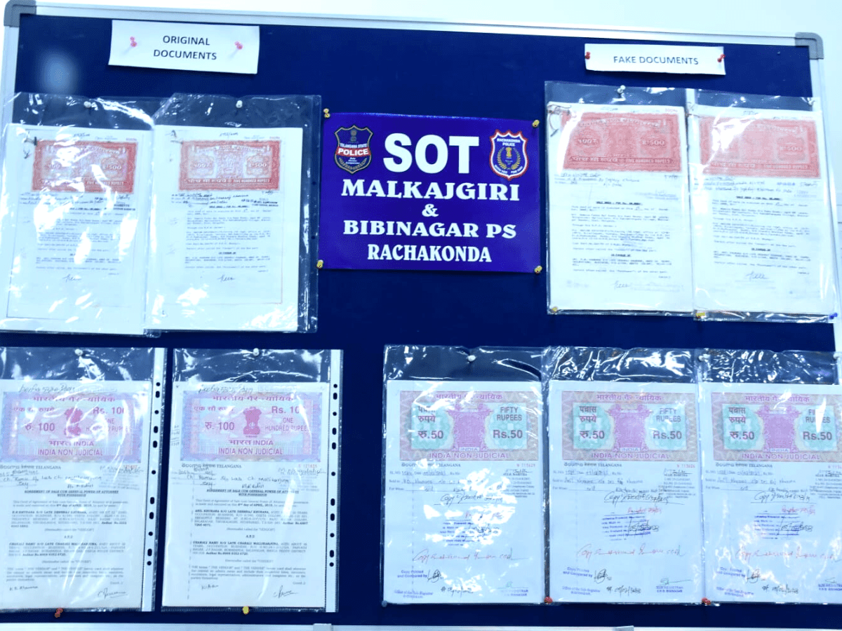 Hyderabad: Land document forgery racket busted, 6 held