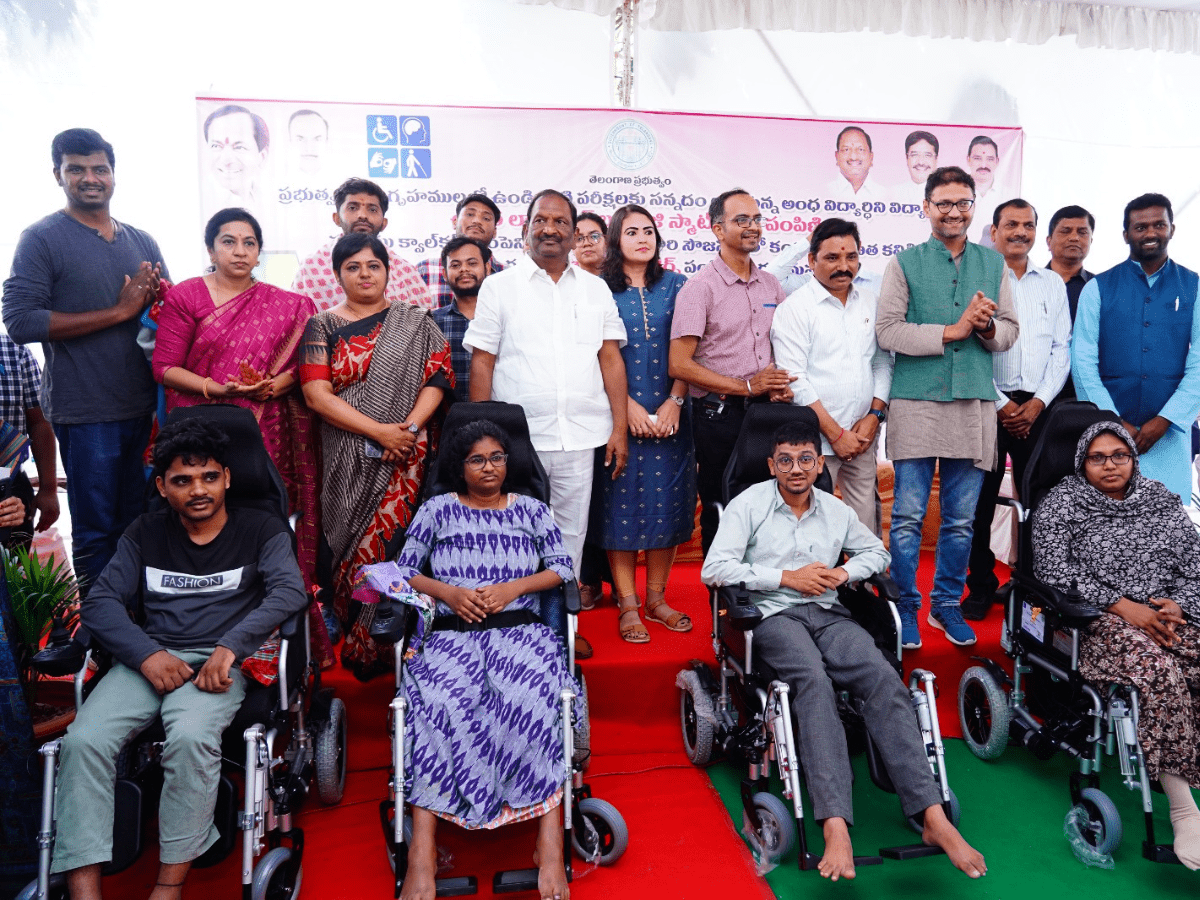 Hyderabad: Cheyutha vehicles launched for ease of disabled
