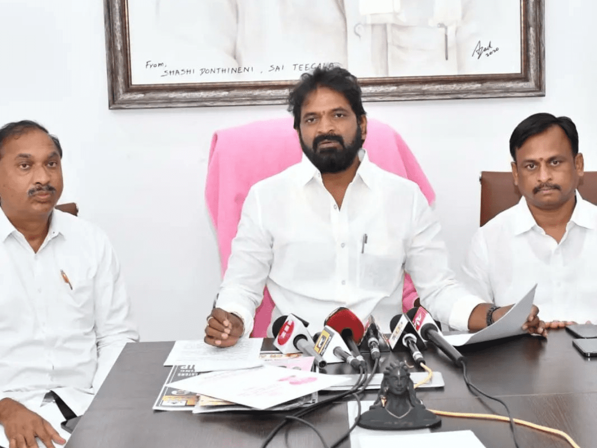 Govt Furniture Illegally moved off Srinivas Goud's office
