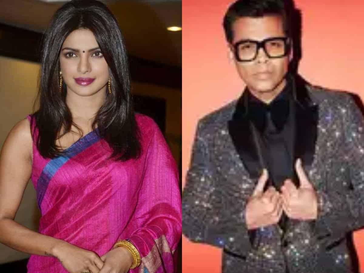 Priyanka Chopra hugs Karan Johar at NMACC event amid tiff rumours