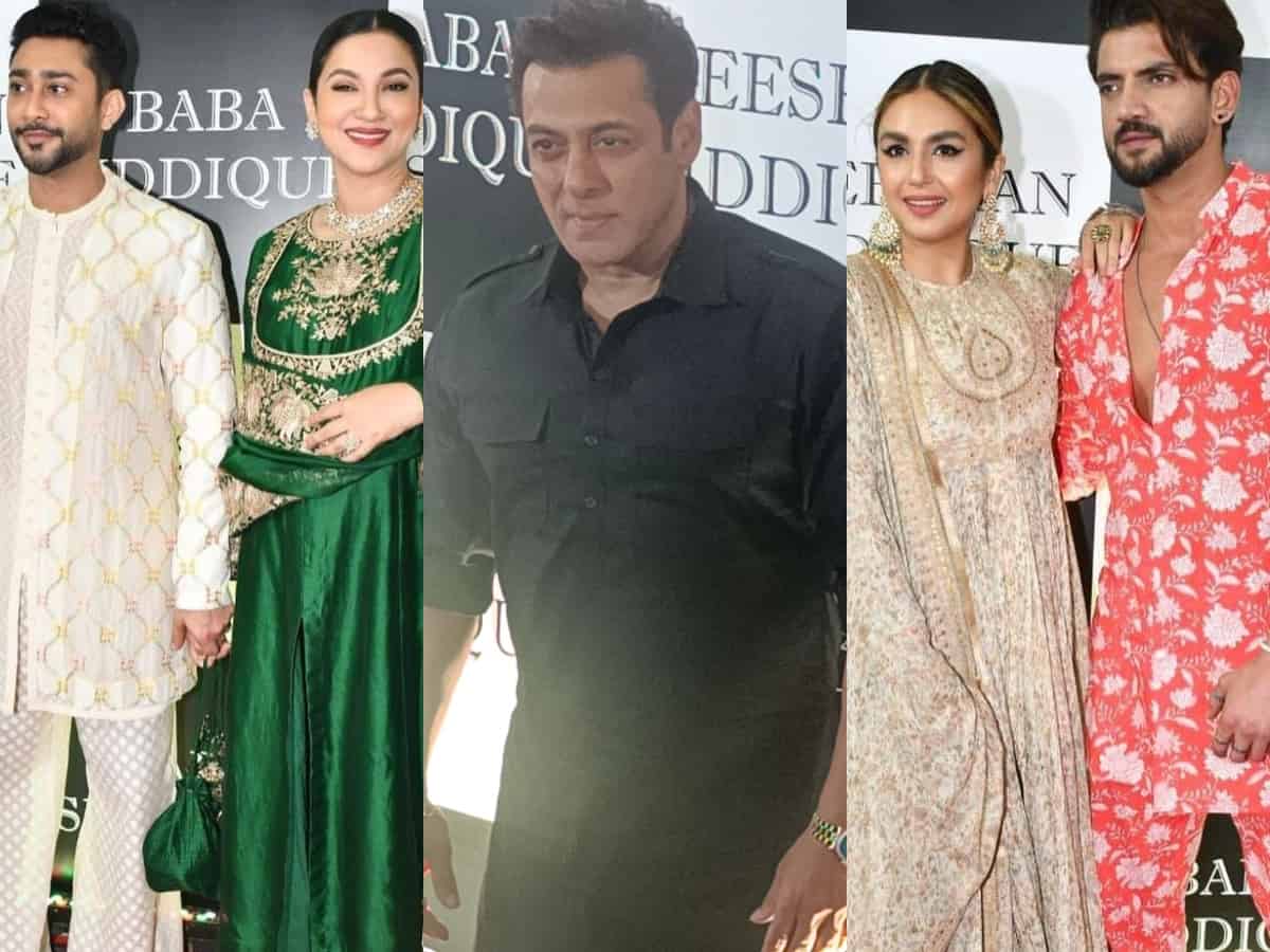 Salman Khan, Salim Khan, Urmila Matondkar, Gauhar Khan add glamour to Baba Siddique's annual Iftaar