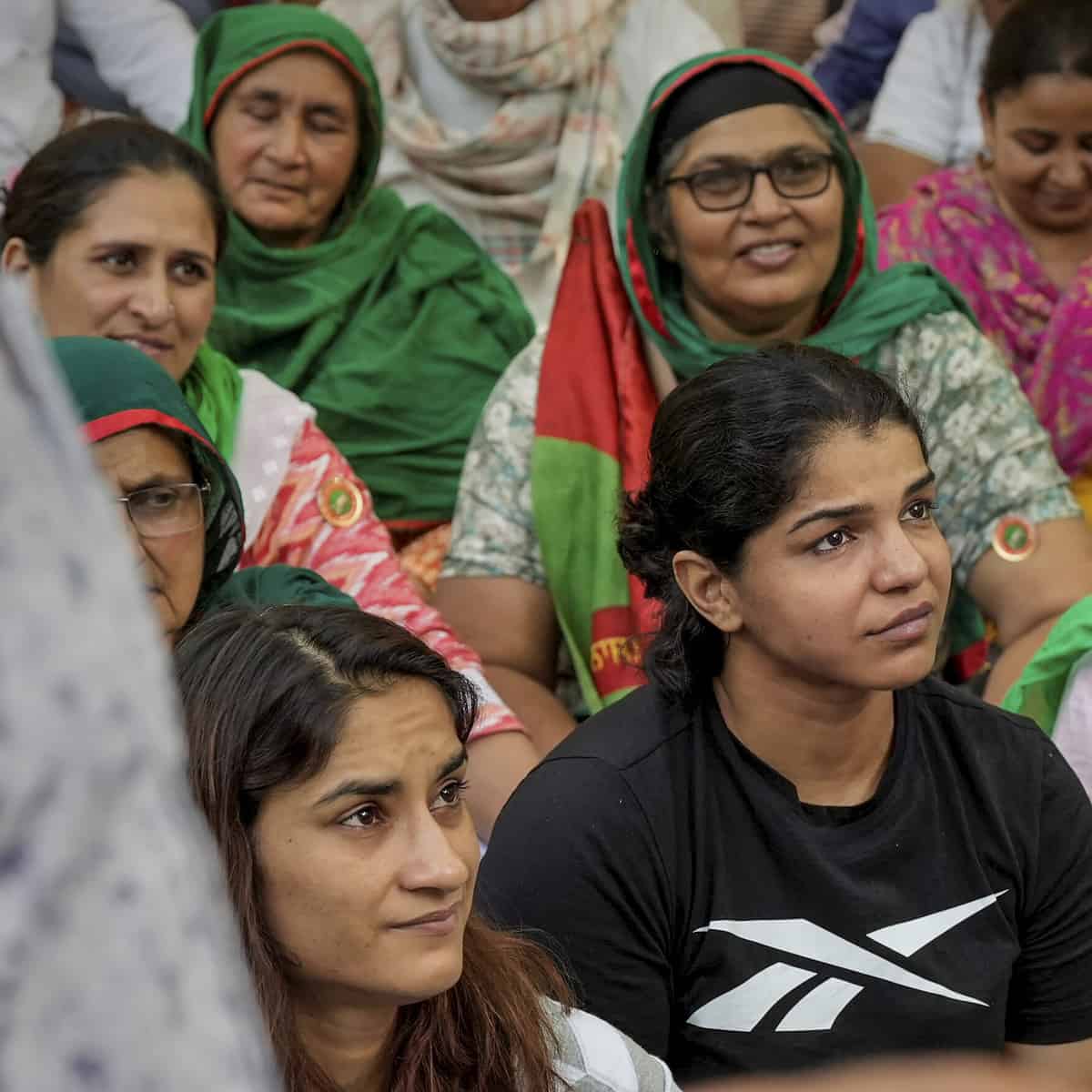 Wrestlers protest at Jantar Mantar