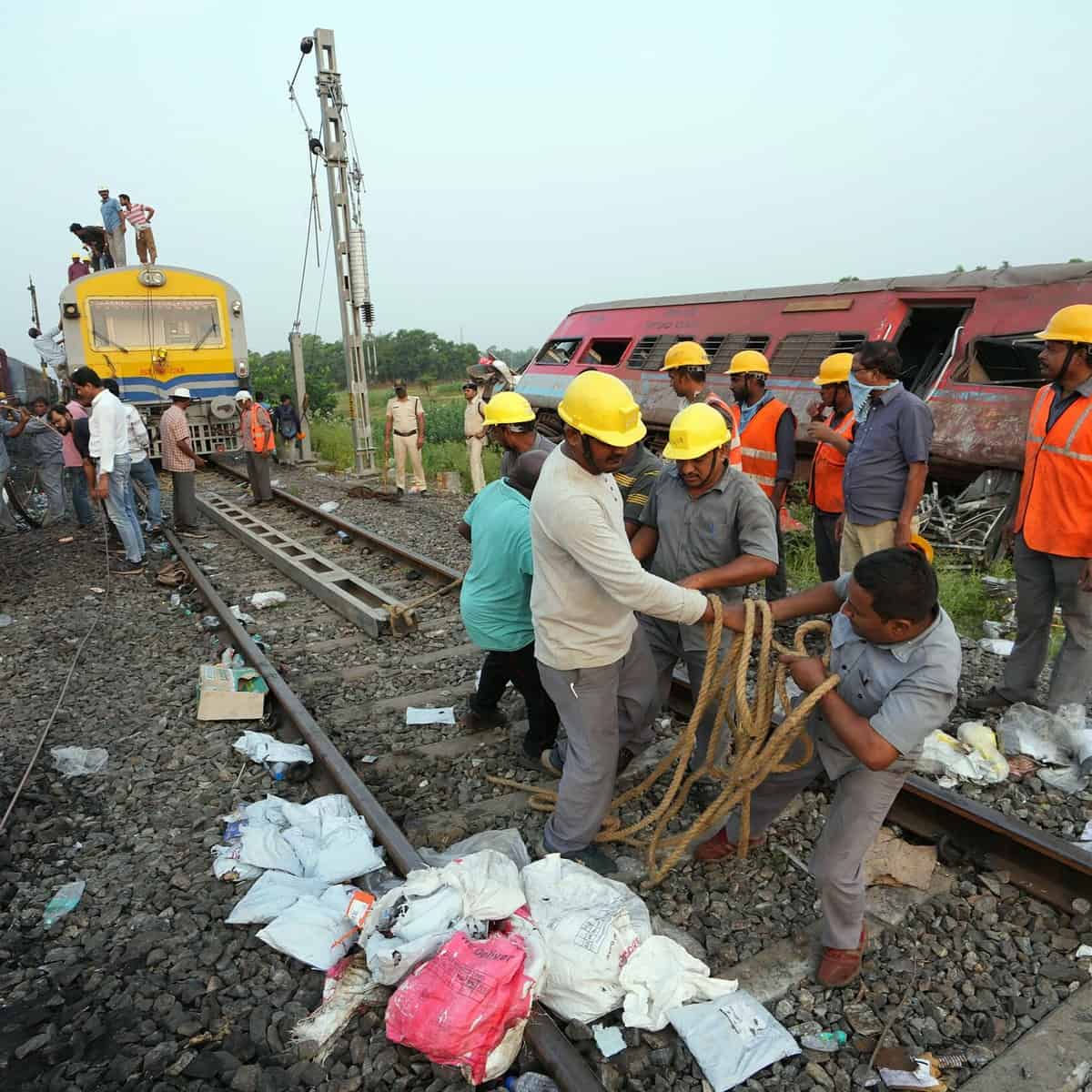 In Pics: Triple train accident in Balasore